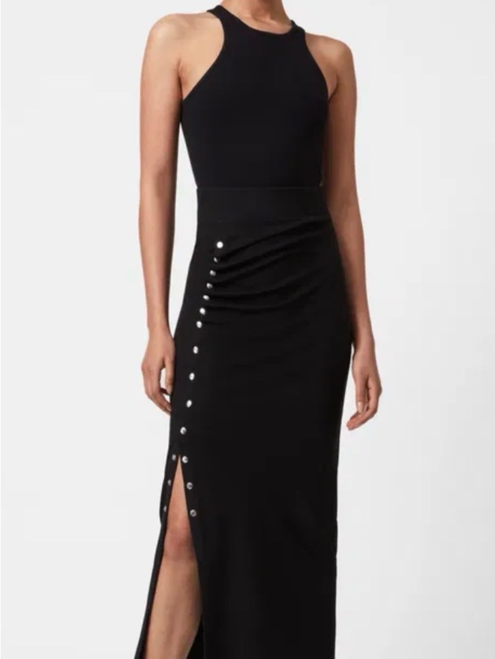 Allsaints Hatti  Side Snap Skirt